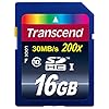 Transcend 16GB Class 10 SDHC Flash Memory Card (TS16GSDHC10E)