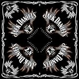 Jack Daniels Bandanna, 100% Cotton, Jack Daniel's, Jack Wings