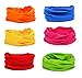 KALILY 12pcs/9pcs/6pcs Headband Bandana - Face Mask Headwear Neck Gaiter Shield Scarf - PLAIN Color