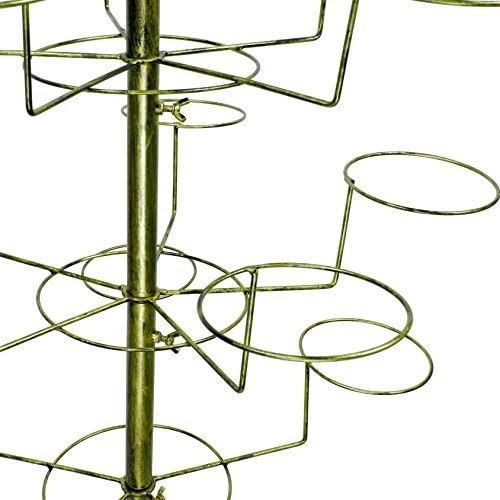 Seana Casual Hat Display Fixture Floor Stand FJ67 (Antique Bronze, 6-Tier)