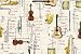 Music & Instruments Rolled Gift Wrap Paper
