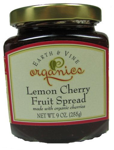 Earth & Vine Organics Lemon Cherry Fruit Spread 9 0z. by Crepes