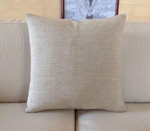 Icelove(TM) Decorative 18 x 18 Inch Linen Cloth Pillow Cover/Pillow Sham Cushion Case - Retro Vintage Paris Eiffel Tower (Patten 16)