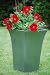 Steel Zinc Tapered Planter Large Size 45cmx30cm