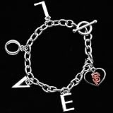 MLB Touch by Alyssa Milano San Francisco Giants Ladies Love Chain Charm Bracelet