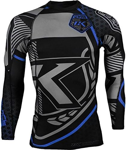 Contract Killer CK Long Sleeve Rashguard Black/Blue Large