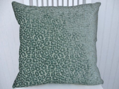 Turquoise Decorative Pillow Cover Throw Pillow Accent Pillow 18x18