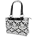 Apparel : Pacific Design Kailo Chic Laptop Tote - Black/White Damask