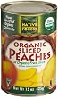 Native Forest Organic Sliced Peaches, 15-Ounce Cans (Pack of 6)