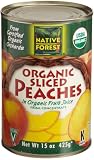 Native Forest Organic Sliced Peaches, 15-Ounce Cans (Pack of 6)