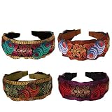 L. Erickson USA Ribbon Headband - Art Deco