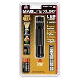  MAGLITE XL50-S3016 LED Flashlight, Black