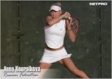 2003 NetPro Tennis Anna Kournikova Rookie Card In Protective Display Case !!