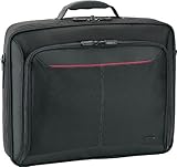 Targus Classic Clamshell Case for 17 Inch Laptops CN317US (Black with Red)