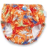 Boys Ultimate Swim Diaper Orange Palm Trees 6-12 mos.