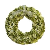 Spring Hydrangea Wreath in Yellow / Green -15