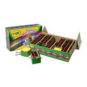 o Crayola LLC o - Classpack Crayons, Regular Size, 8 Colors, 832 BX by