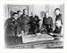 Historic Print (L): [George Catlett Marshall, with 7 U.S. Army generals, pointing to ...