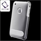 Alumor Metal Case for iPhone 3G/3GS（Silver/White）[MTIH3G-51S2]