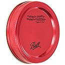 Ball 1440030040 Regular Mouth Lids And Bands, Red