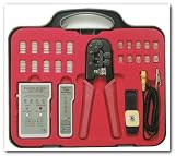 25-Pc Computer Network Cable Testing Tester Repair Tool Kit