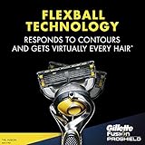 Gillette Fusion Proshield Men's Razor with Flexball Handle and Razor Blade Refills, 2 Count