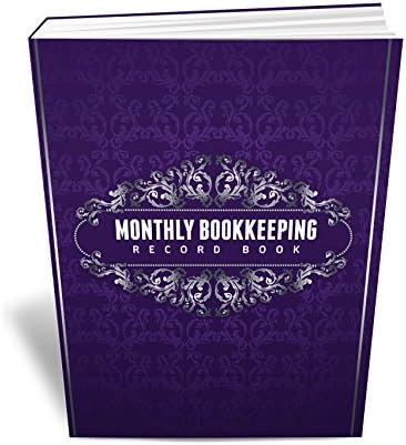 Bookkeeping Ledger Bundle - Two Great Bookkeeping Record Books: Includes a Monthly Bookkeeping Record Book and Employee Payroll Record Book with Over 100+ Pages Combined - Perfect for Home or Work Office Purposes and Absolutely Accountant Approved with 90 Day Money-back Guarantee