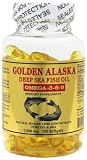 Golden Alaska Deep Sea Omega-3-6-9 Fish Oil 1000mg 100 Softgels