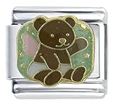 Angel Teddy Bear Animal Religious Italian Charms Bracelet Link