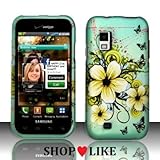 Rubberized Natural Color Flower Hard Snap On Case Cover Faceplate Protector ....