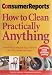 Search : Consumer Reports How to Clean Practically Anything