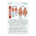 Rule of 9's & Palm Method Burn Chart Vertical Badge Reference Card (1 Card)