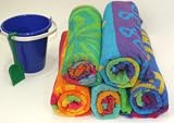 100% Cotton Jacquard Beach Towel - Assorted