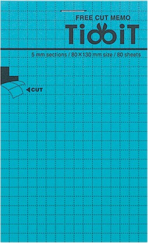 Cover image : コクヨS&T フリーカットメモ <TidBiT>(チビット) B7変形 130X80mm 5mm方眼ミシン目入り 80枚 メ-F22B