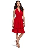 51Js9yPwifL. SL160  halter dress|Evan Picone Womens Tiered Halter Matte Jersey Dress, Summer Red, 6
