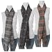 Oh My Cashmere Plaid Luxury Cashmere Blend Fringed Scarf Image