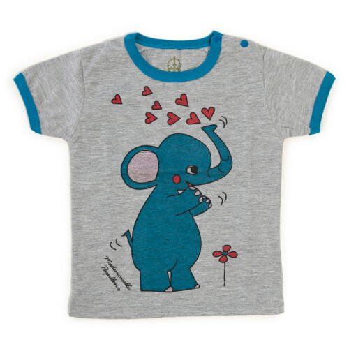 Mademoiselle papillon Heart Elephant Tee