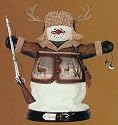 Bradford Editions "Uncle Buck" Hunting Snowman Figure 8"