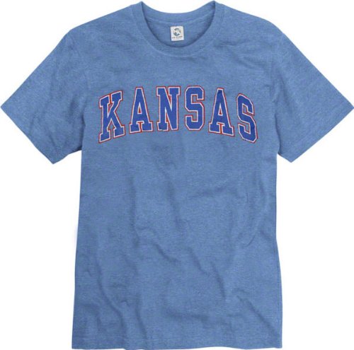 Kansas Jayhawks Heather Royal Tradition Ring Spun T-Shirt