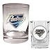 San Diego Padres MLB Rocks Glass & Square Shot Glass Set - Primary Logo by Great American Products