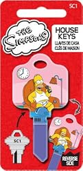 The Simpsons Homer Loveseat Schlage SC1 House Key