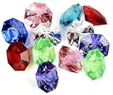 Package of 36-Multi Colored 25 Carat Acrylic Diamonds For Weddings, Parties and More