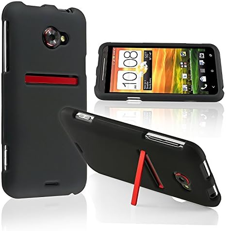 HTC Evo 4G LTE HTC EVO ONE Rubberized Cover - Black Hard Case