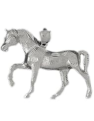 Clevereves 14K White Gold Pendant Horse 9.3 - Gram(s)