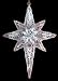 24" LED Lighted White Twinkle Hanging Star of Bethlehem Christmas Decoration