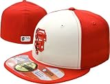 New Era MLB Men's San Francisco Giants 2011 Stars And Stripes 59Fifty Cap (White/Scarlet, 7 1/2)