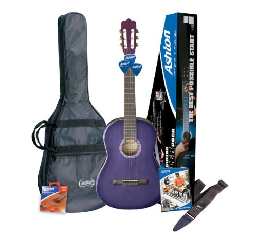 Ashton SPCG34 Anf&auml;ngerset Gitarre lila Preisvergleich