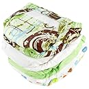 Kushies 5 Pack Washable Ultra-Lite Diaper For Toddler, Neutral Print