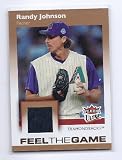2007 Ultra Feel the Game Used Jersey #RJ Randy Johnson Arizona Diamondbacks