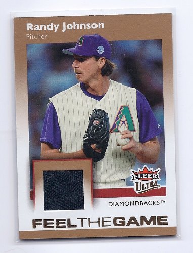 2007 Ultra Feel the Game Used Jersey #RJ Randy Johnson Arizona Diamondbacks